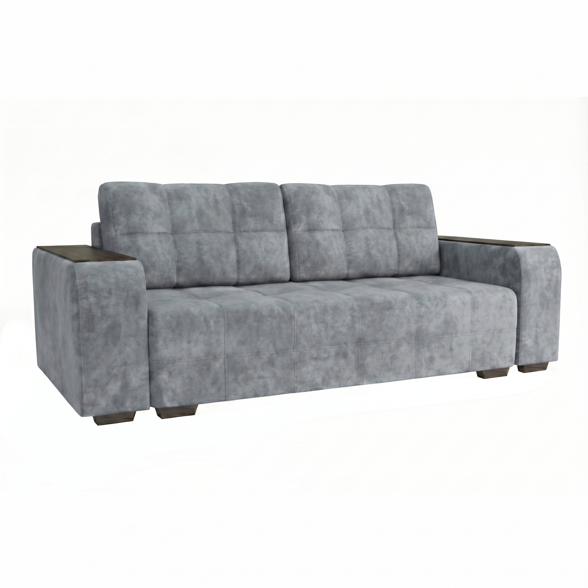 Диван Бали-4 ДК Тик-так Тк.Sensey Ultimate Grey 3 кат Апогей