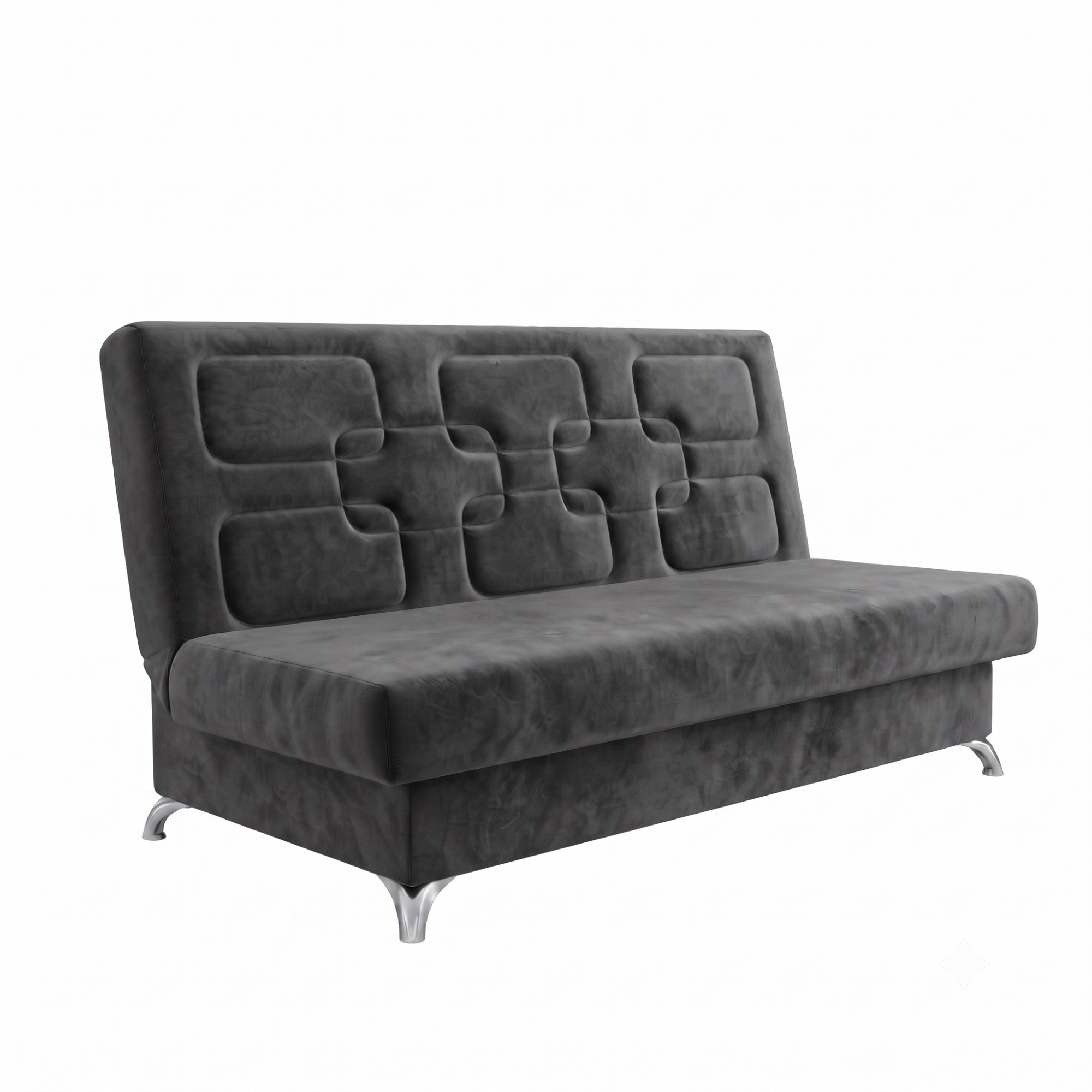 Диван Финка-5 ДК прямой Тк.Sensey Steel Grey 3 кат Апогей