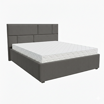 Кровать Невада-1 1,6*2,0 с П.М. Тк. Joy 14 серый 1 кат Апогей