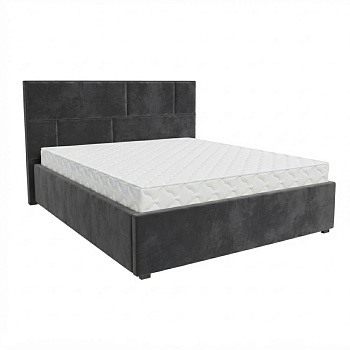 Кровать Невада-1 1,6*2,0 с П.М. Тк.Fresh Grey 2 кат Апогей