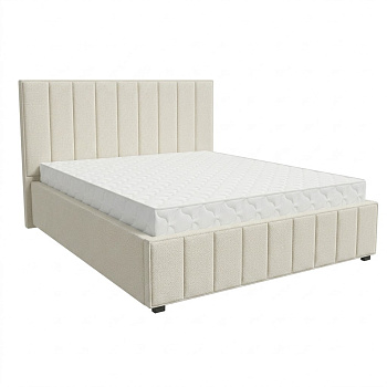 Кровать Кордова-1 1,6*2,0 с П.М. Тк. Bali cream 4 кат  Апогей